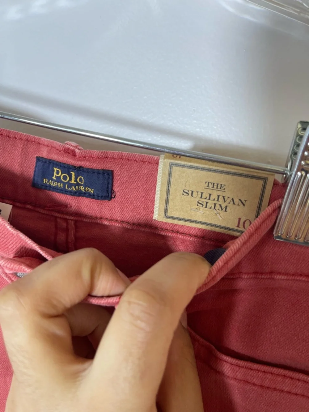 Ralph Lauren Boy’s Red Denim Shorts size 10 NWT